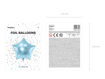 Picture of FOIL BALLOON STAR PASTEL BLUE 18 INCH